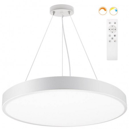 Kramfor BIG Suspend, 70W, Ø80cm, CCT, blanco