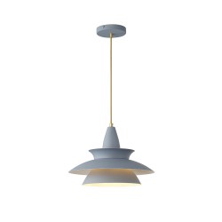 Lámpara colgante led PLUTO 12W regulable, azul