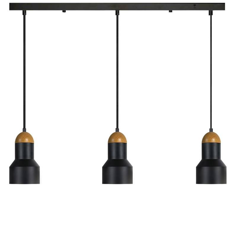 Lámpara colgante led KORE 36W regulable, negro