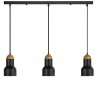 Lámpara colgante led KORE 36W regulable, negro