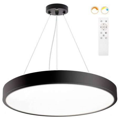 Kramfor BIG Suspend, 70W, Ø80cm, CCT, negro
