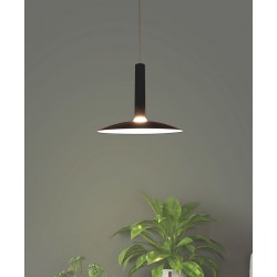 Lámpara colgante led CONE, 3W, gris