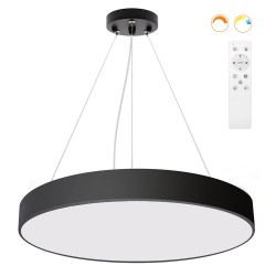 Kramfor BIG Suspend, 50W, Ø60cm, CCT, negro