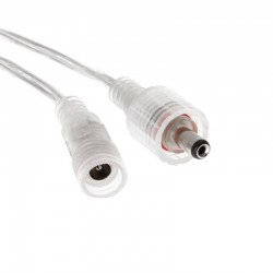 Cable conexión 2 Pinx0,5mm, 20cm, IP67, transparente