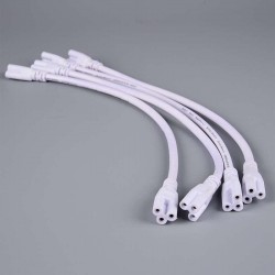 Cable alargador con conector (x2) T5/T8, 20cm