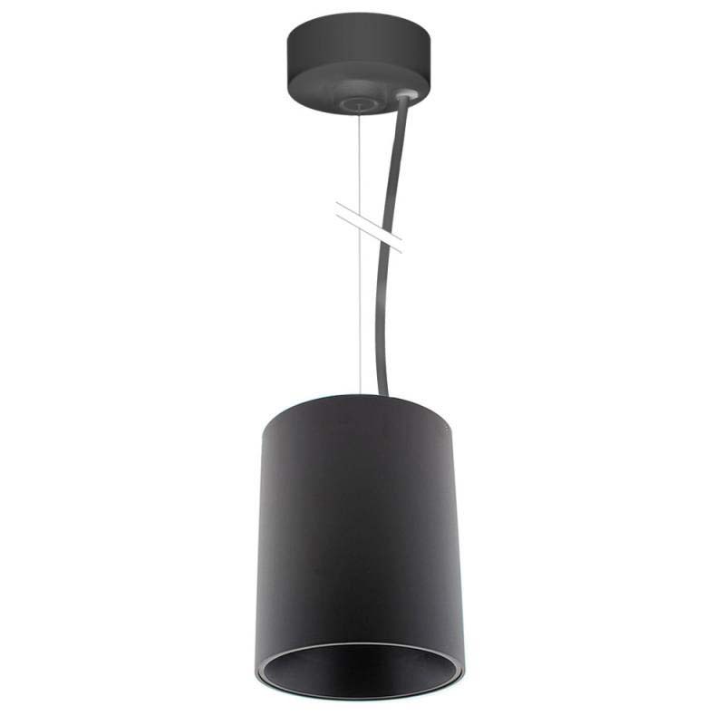 Lámpara Suspendida negra PROLUX Suspend Housing Round Ø110