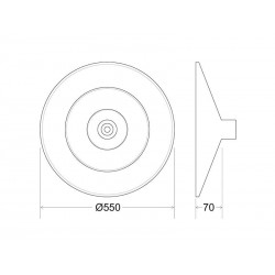 Farola LED Solar URBAN UFO 800W