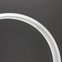 Lámpara colgante RING 73W, negro, Triac regulable, Ø100cm