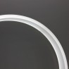Lámpara colgante RING 73W, negro, Triac regulable, Ø100cm