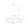 Lámpara colgante INDUSTRIAL LAMP blanco Housing 120º Ø485mm