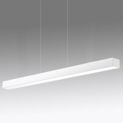 Lámpara colgante MOD SUSPEND, driver Lifud, 30W, 150cm, blanco
