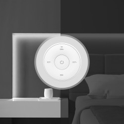 Mando RF monocolor+CCT ROUND táctil, negro