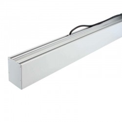 Lámpara colgante SERK DUAL, 28W, 120cm, regulable + mando