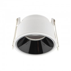 Downlight Led MOS UGR17 Round, 7W, blanco/negro cromo