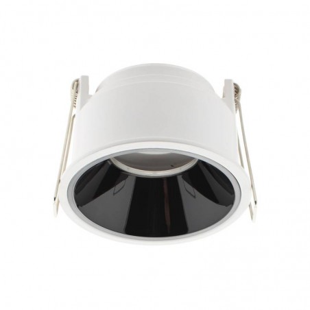Downlight Led MOS UGR17 Round, 7W, blanco/negro cromo
