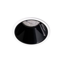 Downlight Led MOS UGR17 Round, 7W, blanco/negro cromo