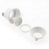 Downlight Led MOS UGR17 Round, 7W, blanco/negro cromo