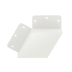Unión doble 60° blanca para luminaria lineal MOD