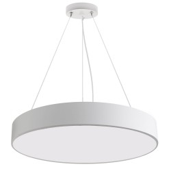 Luminaria colgante o superficie PUCK, Ø600mm, 50W, blanco
