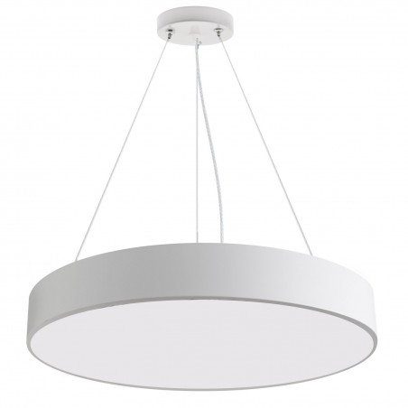 Luminaria colgante o superficie PUCK, Ø600mm, 50W, blanco