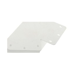 Unión doble 60° blanca para luminaria lineal MOD