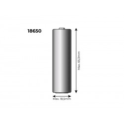 Batería Litio recargable 3,7V - 2000mAh