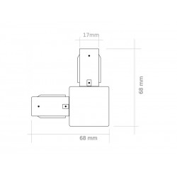 MAGNETIC TRACK ROUND Conector I interno