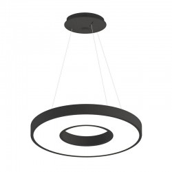 Lámpara colgante BERING 40W, negro, Triac regulable, Ø60cm
