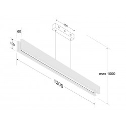 Lámpara colgante WOOD XL SUSPEND, 40W, CRI95