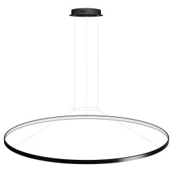 Luminaria colgante CYCLE IN, 160W, antracita, Ø140cm