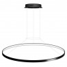 Luminaria colgante CYCLE IN, 95W, antracita, Ø100cm