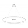 Luminaria colgante CYCLE IN, 95W, antracita, Ø100cm
