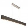Lámpara colgante WOOD CARBON 120cm, 40W