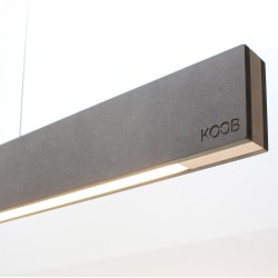 Lámpara colgante WOOD CARBON 120cm, 40W