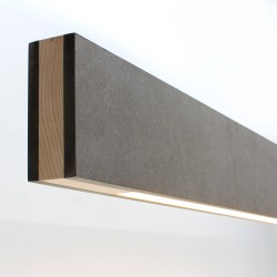 Lámpara colgante WOOD CARBON 120cm, 40W