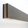 Lámpara colgante WOOD CARBON 120cm, 40W