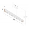 Lámpara colgante WOOD CARBON 120cm, 40W
