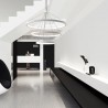 Luminaria colgante TRICYCLE IN, 108W, blanco, Ø807+Ø600+Ø395mm, TRIAC regulable