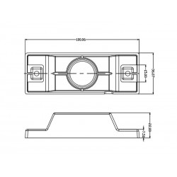 Set Skyline H Linear Wall, negro