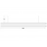 Lámpara colgante SERK LUMILED, 40W, 120cm, superficie/suspendido, negro