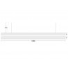 Lámpara colgante SERK LUMILED, 40W, 120cm, superficie/suspendido, negro