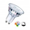Bombilla LED GU10, 8W, 24º, SMD1A1A, 1200lm, CRI 98, regulable