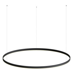 Luminaria colgante RING 75W, Ø1200mm, negro