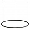 Luminaria colgante RING 75W, Ø1200mm, negro