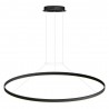Luminaria colgante RING 75W, Ø1200mm, negro