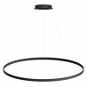 Luminaria colgante RING 75W, Ø1200mm, negro