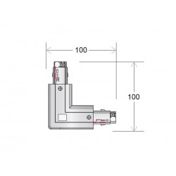 MAGNETIC TRACK ROUND Conector I interno