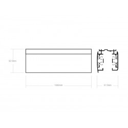 MAGNETIC TRACK ROUND Conector I interno