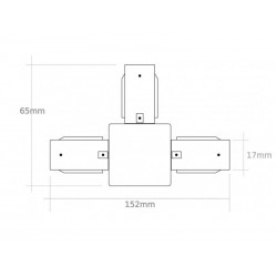 MAGNETIC TRACK ROUND Conector I interno