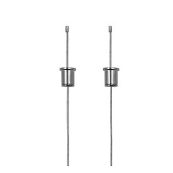 Set de 2 cables de suspensión paneles y perfiles 2m